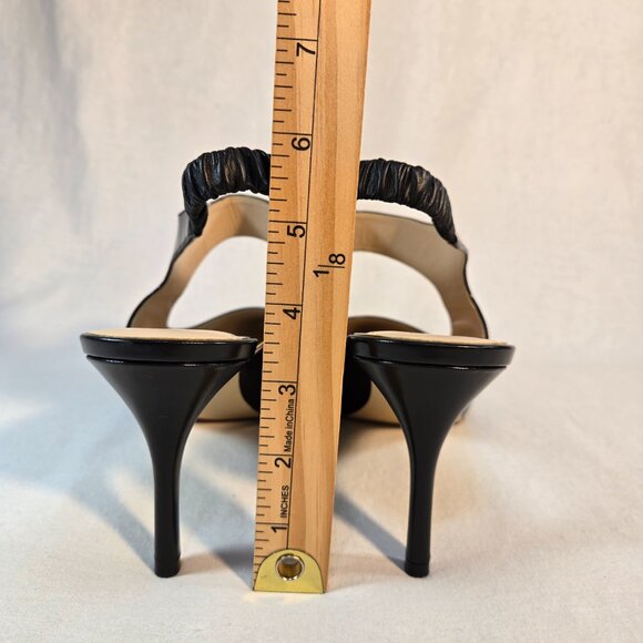 COLE HAAN Liesel Black Leather Slingback High Heel Pump Size 11B New NO Box! - Picture 13 of 16